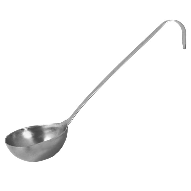 Såsslev / syltslev, längd 145mm, volym 2,5cl. Rostfritt stål.