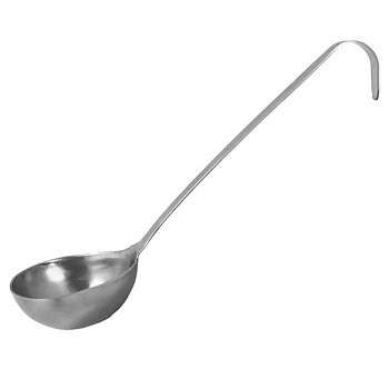 Såsslev / syltslev, längd 145mm, volym 2,5cl. Rostfritt stål.
