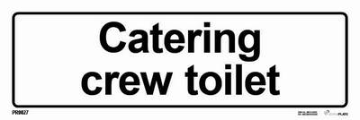"Catering crew toilet" sign - IMPA 33.2876