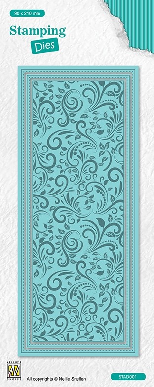 Stamping dies "slimline: flowers"
