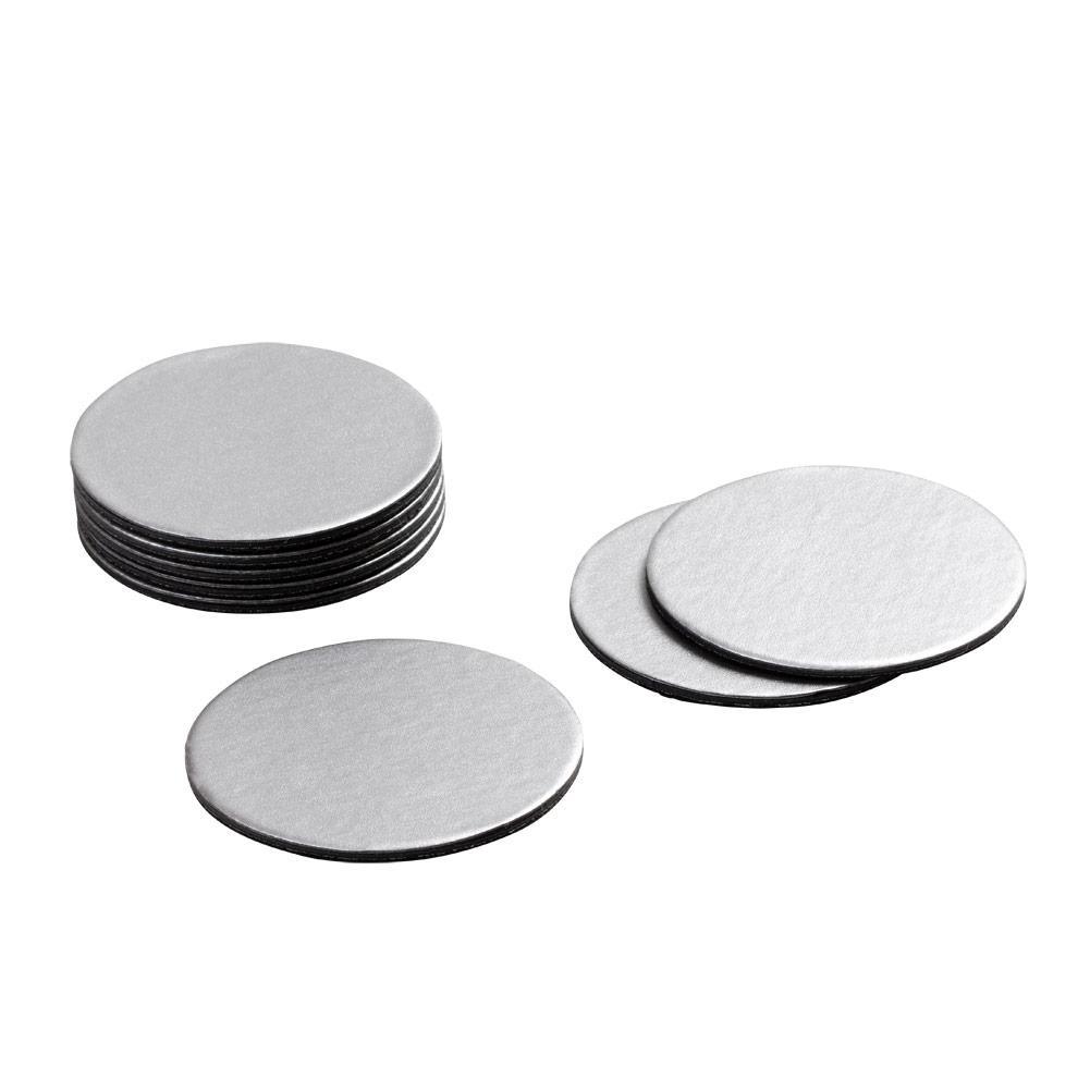 Glasunderlägg / Silver
