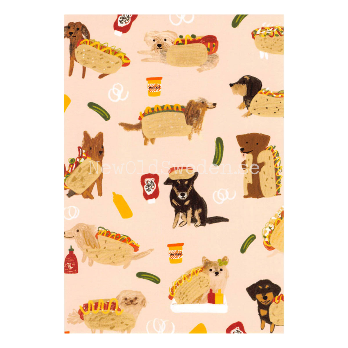 hot dogs 2020 - Andrea Cáceres - Postcard A6 - 1607 - 2
