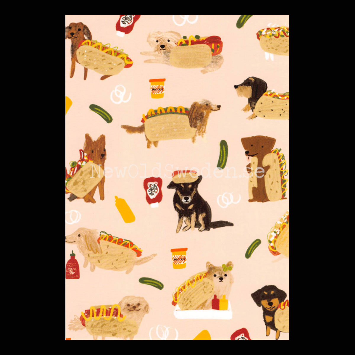 hot dogs 2020 - Andrea Cáceres - Postcard A6 - 1607