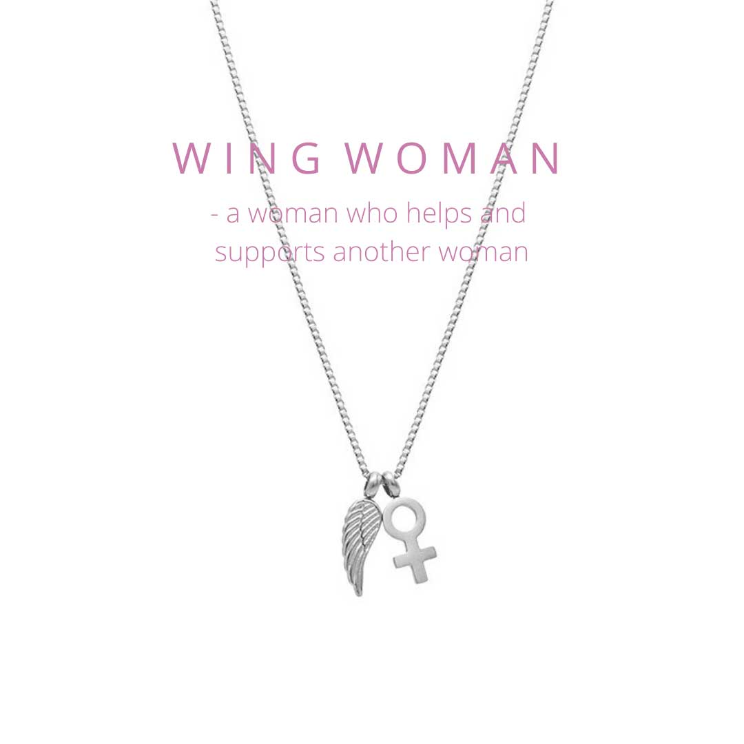 Halsband Wing woman stål - Bud to rose - 3