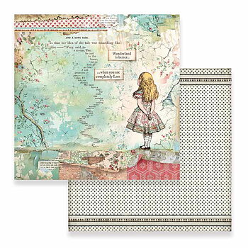 Stamperia - Double Face Paper - Alice 12x12"