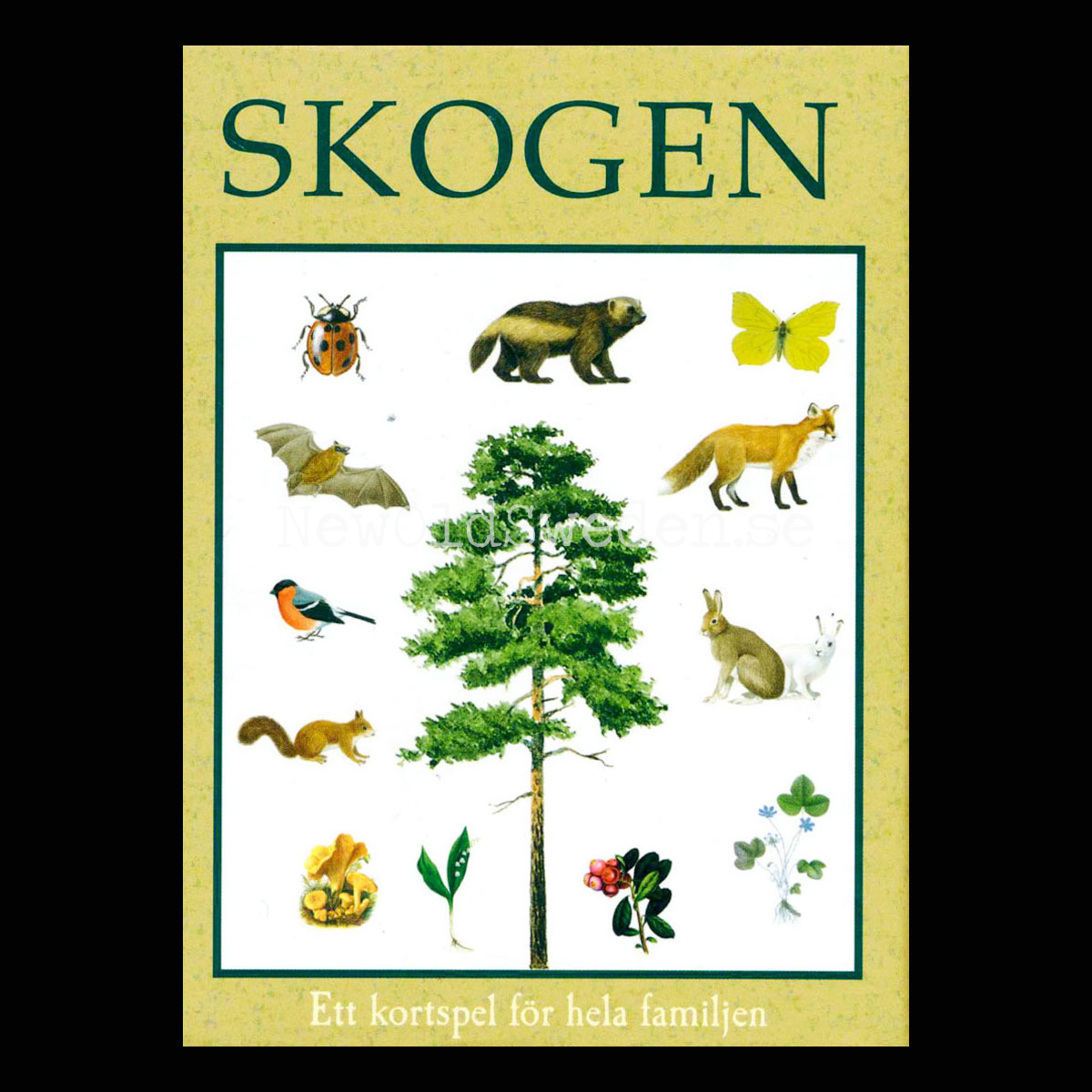 Skogen - E. Gramberg - kortspel