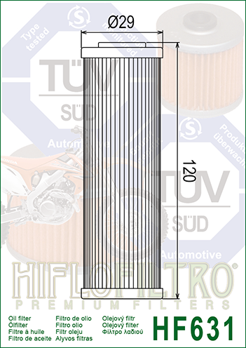 Oljefilter Hiflo Hf631 Beta - 2