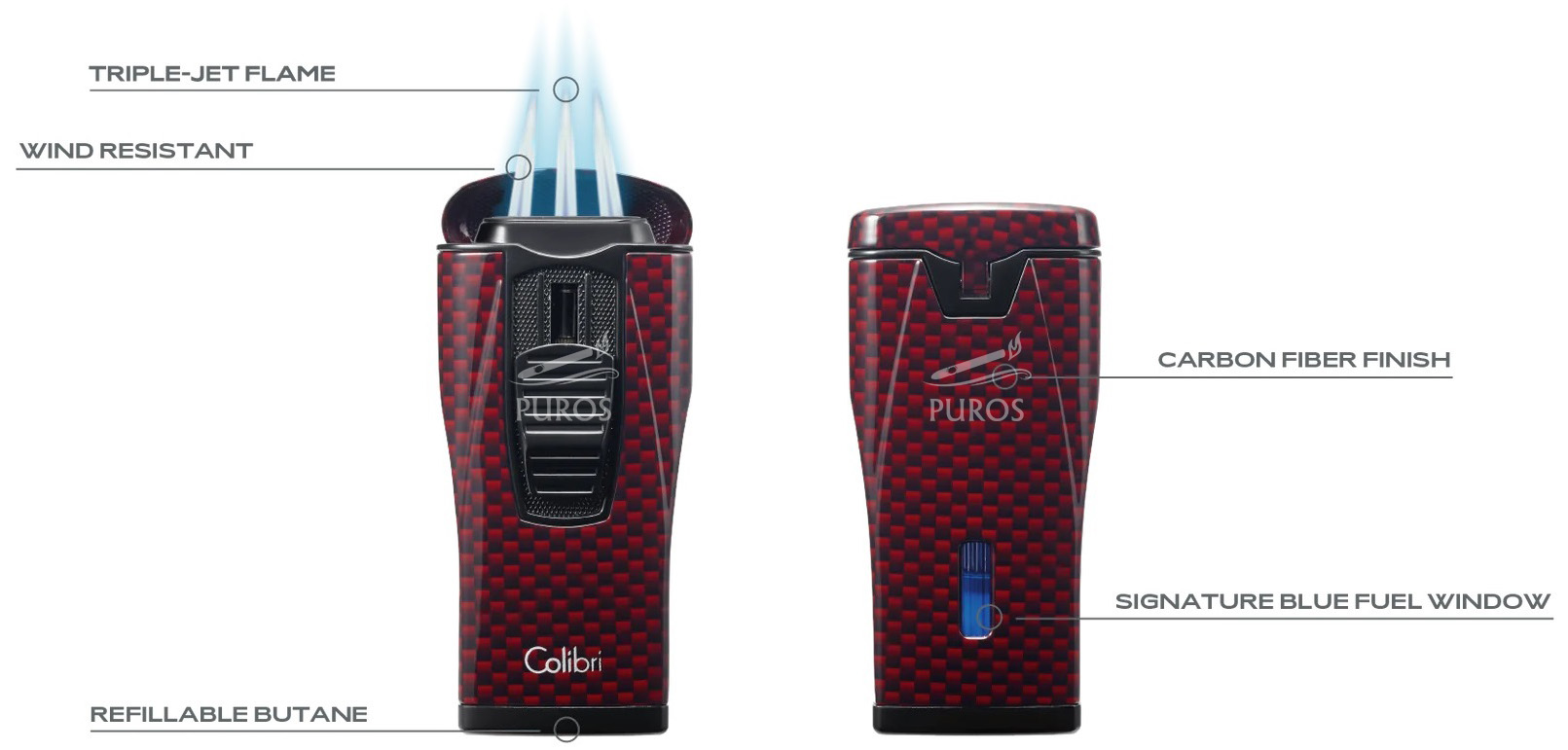 Colibri Monaco III Jet Lighter - 10