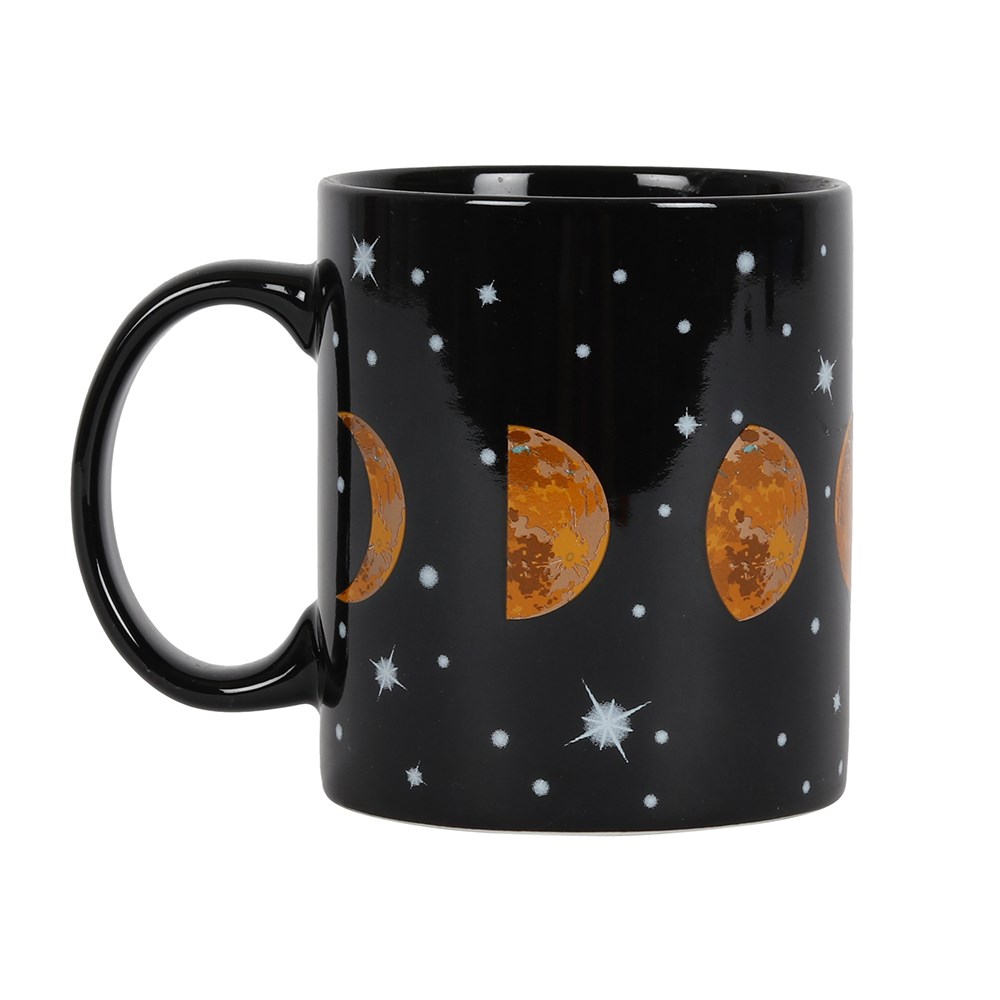 Månfas/Stjärnor  Mugg - Svart - 2