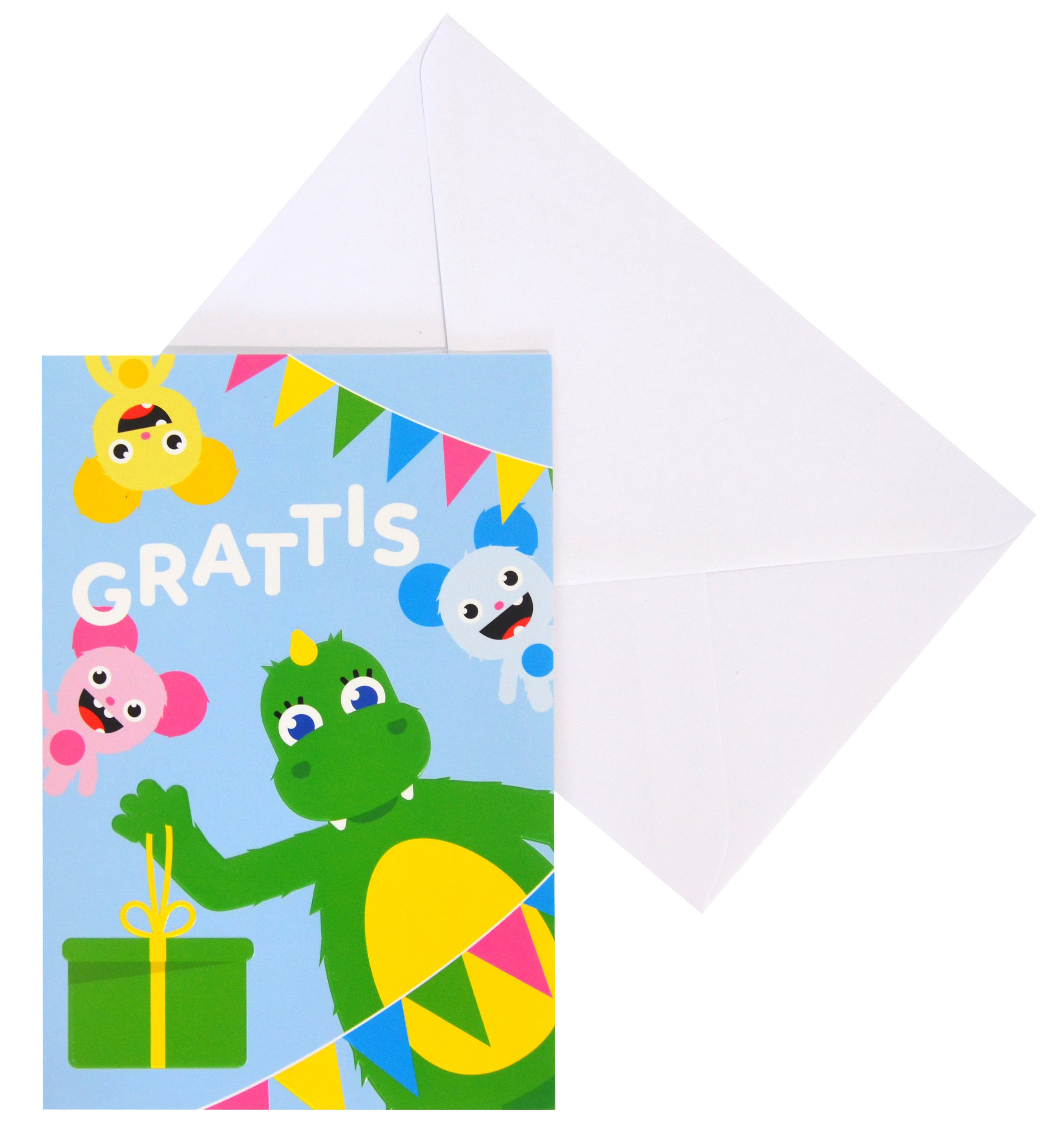 Gratulationskort med kuvert