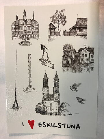 vykort i love Eskilstuna