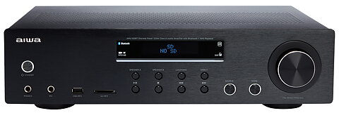 AIWA Förstärkare Svart BT