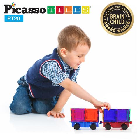 Picasso-Tiles Car Truck Set 2 bitar - 4