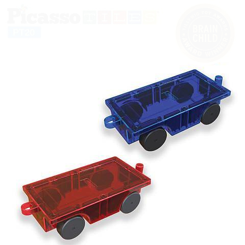 Picasso-Tiles Car Truck Set 2 bitar