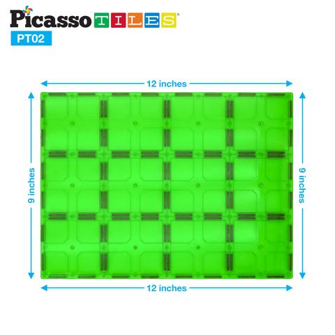 Picasso-Tiles Stor Magnetplatta, XL, 2 Bitar - 4