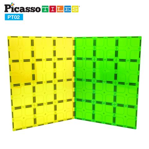 Picasso-Tiles Stor Magnetplatta, XL, 2 Bitar - 2