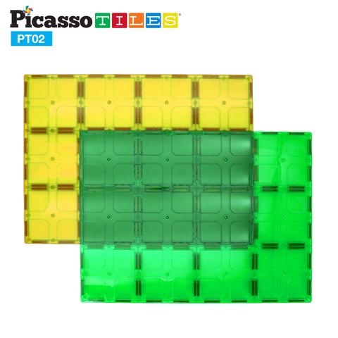 Picasso-Tiles Stor Magnetplatta, XL, 2 Bitar