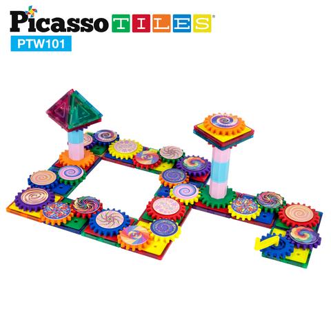 Picasso-Tiles Kugghjul 101 Bitar