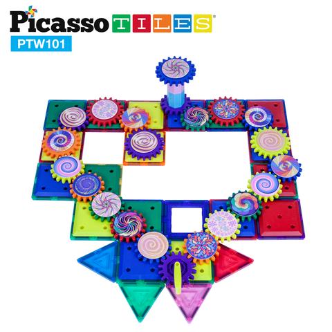 Picasso-Tiles Kugghjul 101 Bitar - 3
