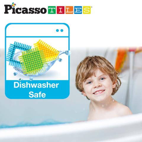 Picasso-Tiles Bristle Blocks 100 Bitar, Safari - 7
