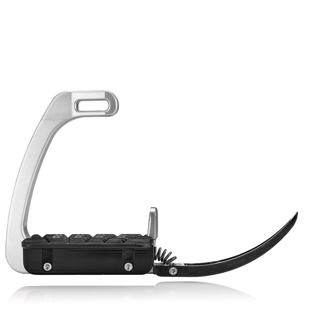Safe Riding S-Light Safety Stirrups - Jet Black - 2