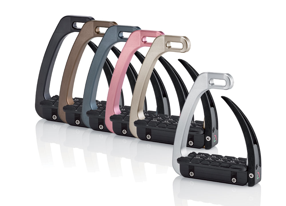 Safe Riding S-Light Safety Stirrups - Jet Black - 4