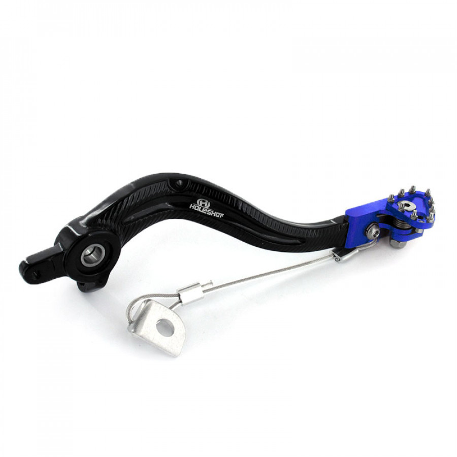 Holeshot, Bromspedal Flex Tip, SVART BLÅ, YAMAHA YZ450F 2010-2022, WR450F 2010-2024
