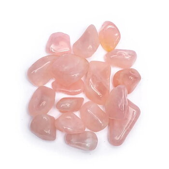 Tumbled Rose Quartz Aa Quality  ±500G;   ±2-3Cm