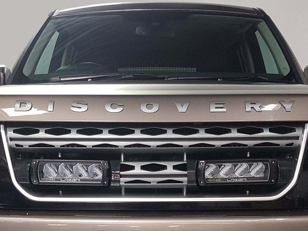 LAZER LAMPS TRIPLE-R 750 LED SPOT LIGHT LAND ROVER DISCOVERY 4 GRILLE MOUNT KIT 