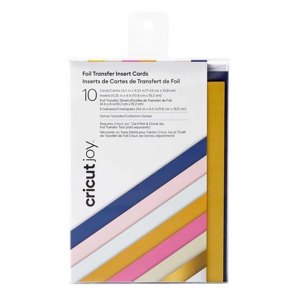 Joy Foil Transfer Insert Cards, 10st, Cricut