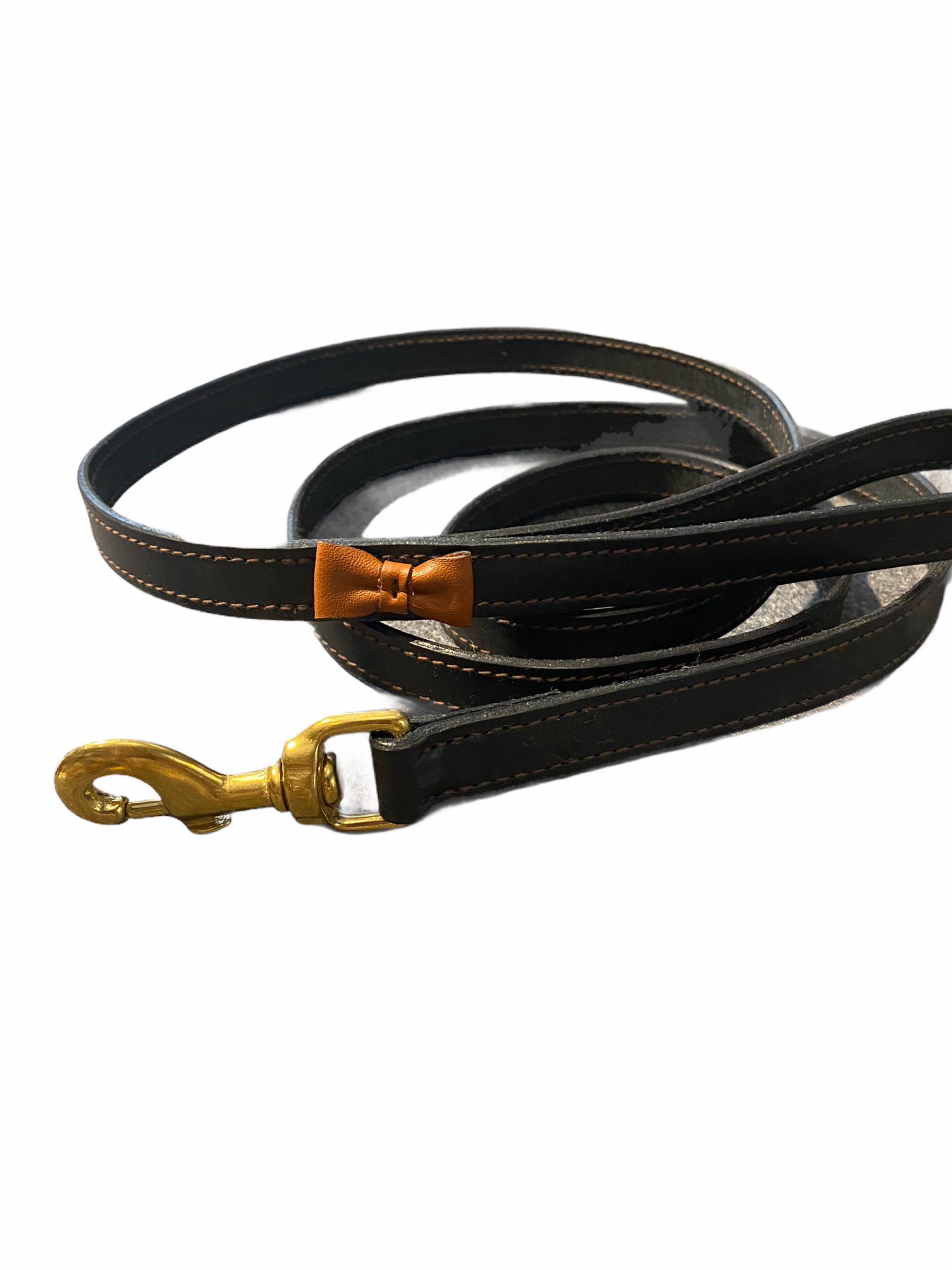 Canach Leather Leash Black - 2