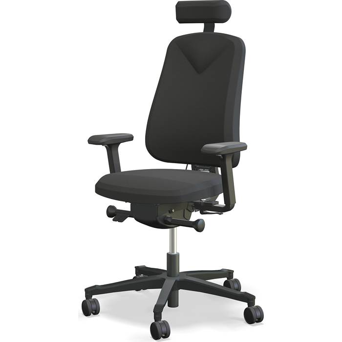 Stol Höganäs 280 arm/nack sv - 2