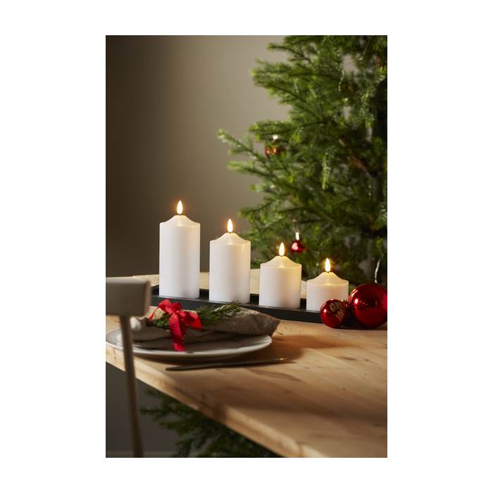 Blockljus LED Flamme D7,5 H15 - 8