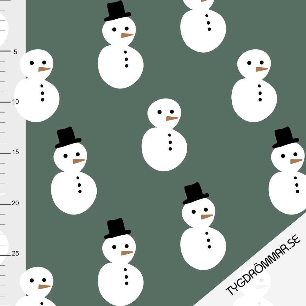 SNOWMAN - FOREST GREEN