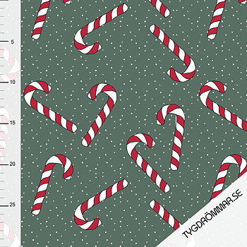 CANDY CANE - FOREST GREEN