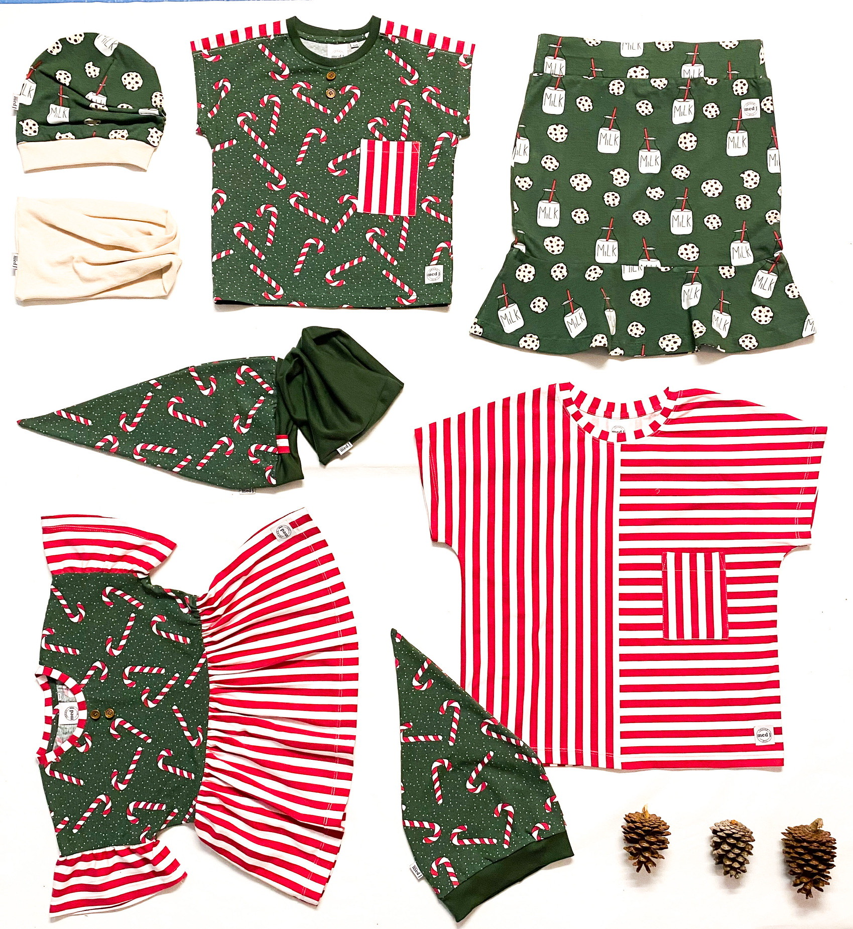 CANDY CANE - FOREST GREEN - 4