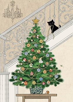 Bug Art : Tree Kitten - kort med kuvert 