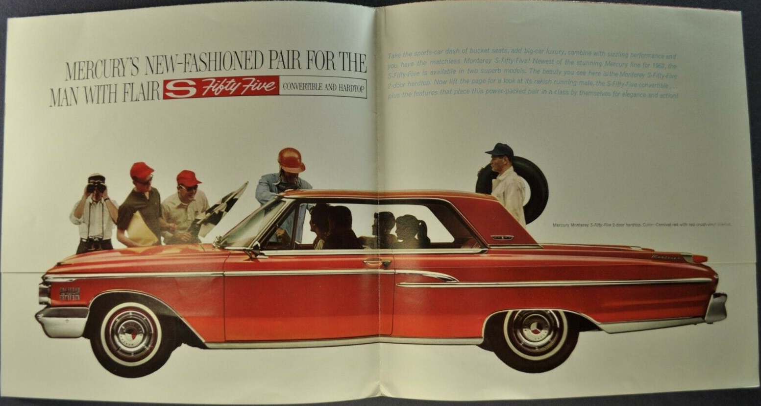 1962 Mercury Monterey S FiftyFive broschyr - 2