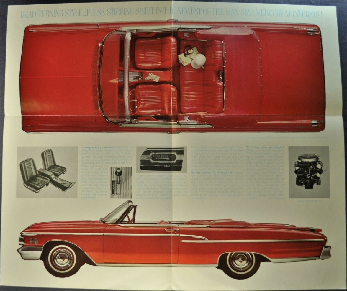 1962 Mercury Monterey S FiftyFive broschyr - 3