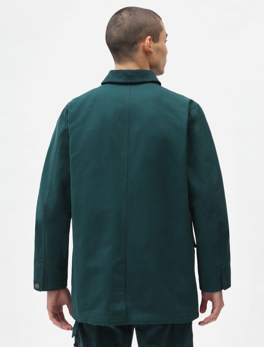 Dickies Reworked Chore Coat Ponderosa Pine Boardwalk Surf Street