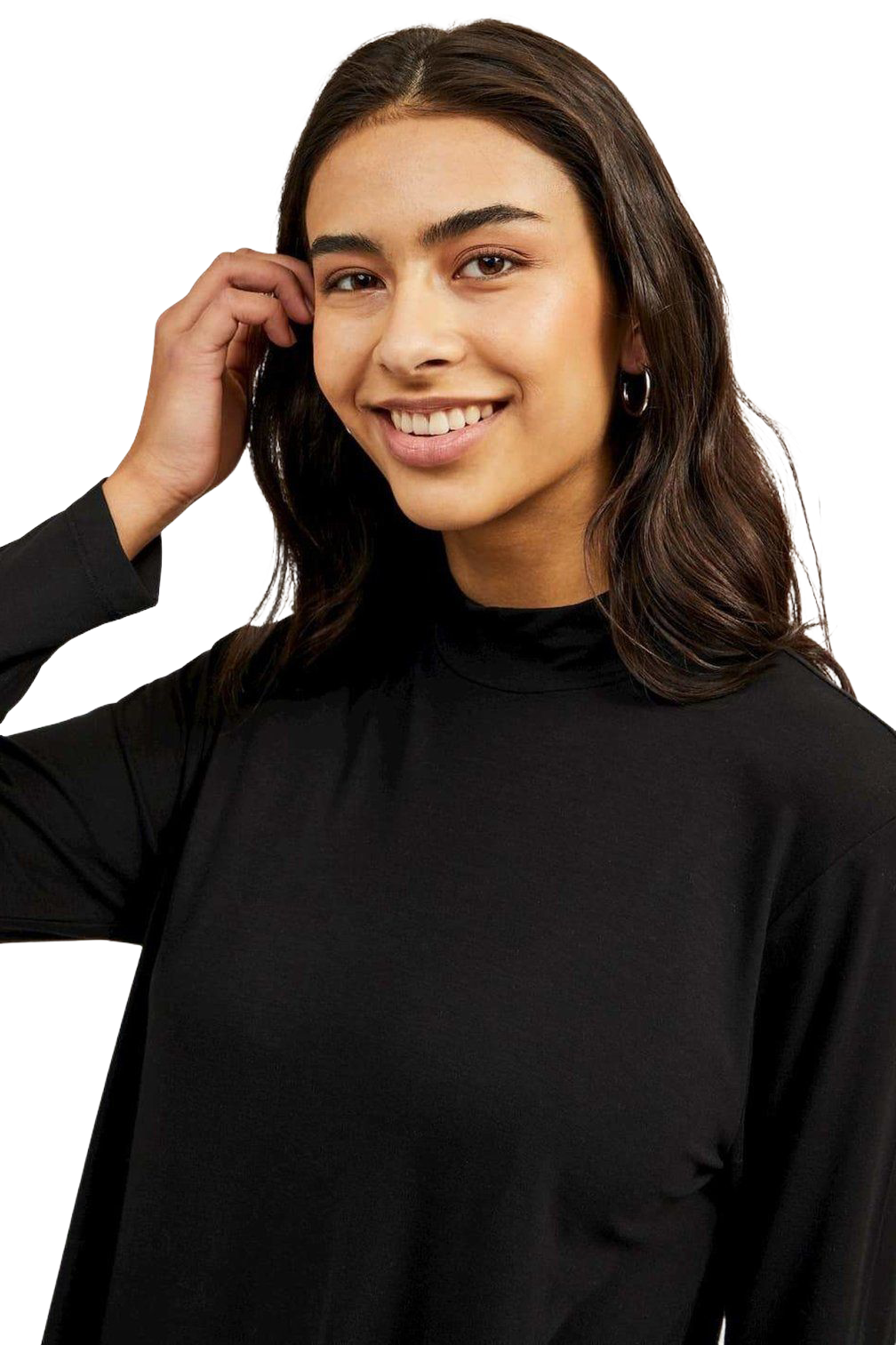 ALVERA TOP - BLACK