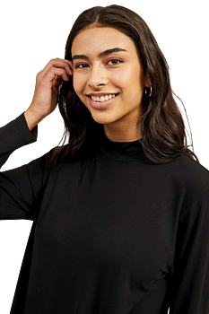 ALVERA TOP - BLACK
