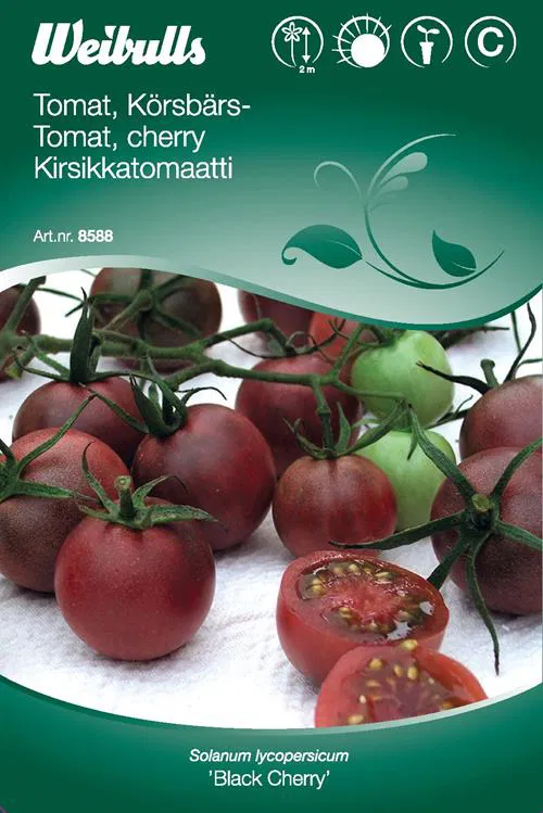 8588 Tomat, körsbärs- (röd)    Solanum lycopersicum