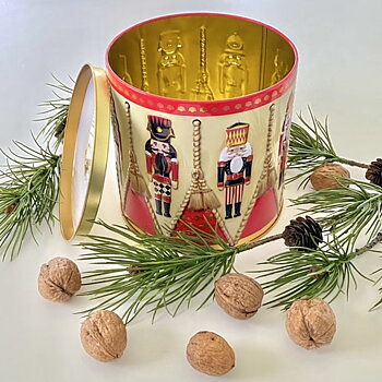PLÅTBURK NUTCRACKER - DRUM