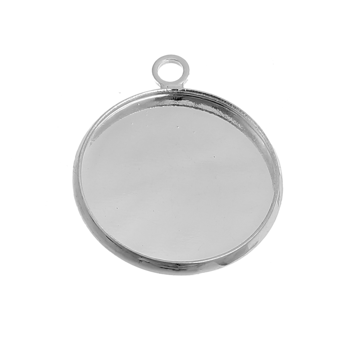 Charm Cabochonpendant , silver 18mm
