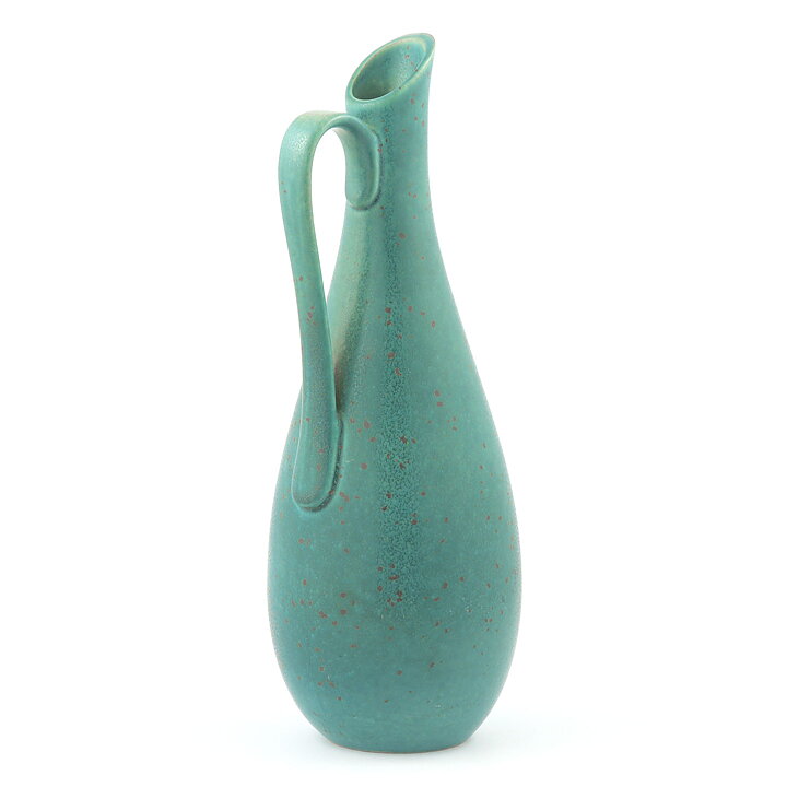 グナー・ニールンド ARCシリーズ 青緑色の持ち手付き花瓶  Vase  (30 cm)  1950年代