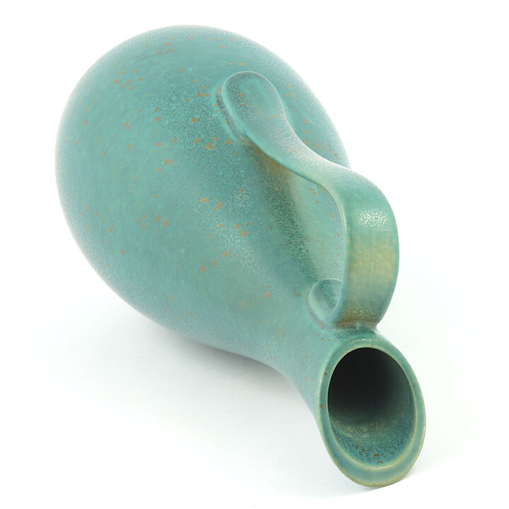 グナー・ニールンド ARCシリーズ 青緑色の持ち手付き花瓶  Vase  (30 cm)  1950年代