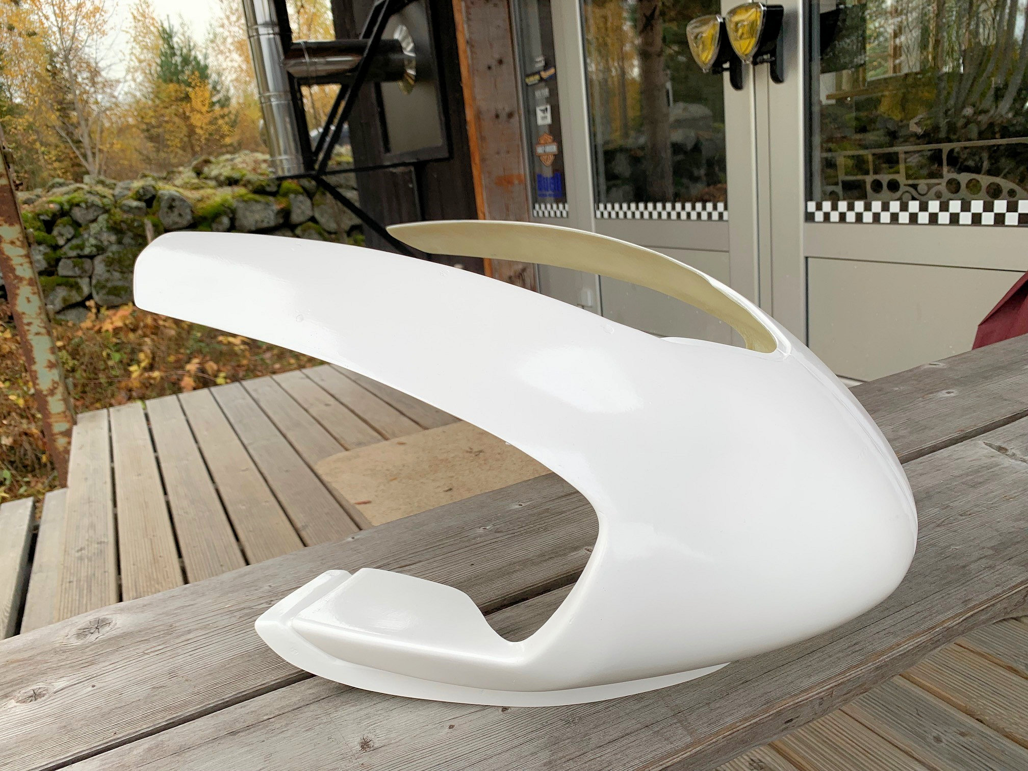 EBR 1190 RX Racing Upper Fairing, Fiberglas - 4