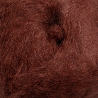 Tjukk mohair färg 161 Kastanje 50 g - 2