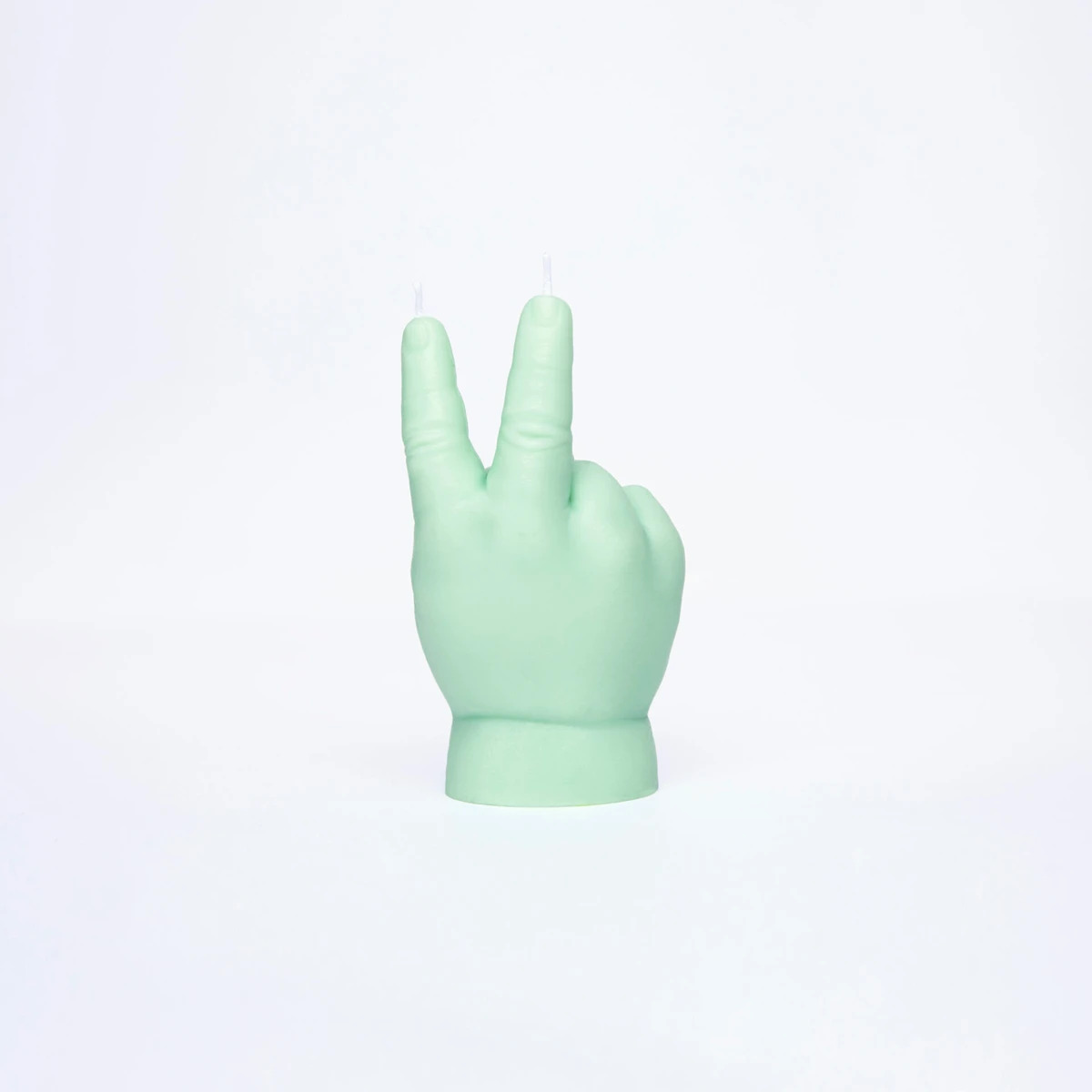 Candle Hand Baby - Peace, pastel green - 2